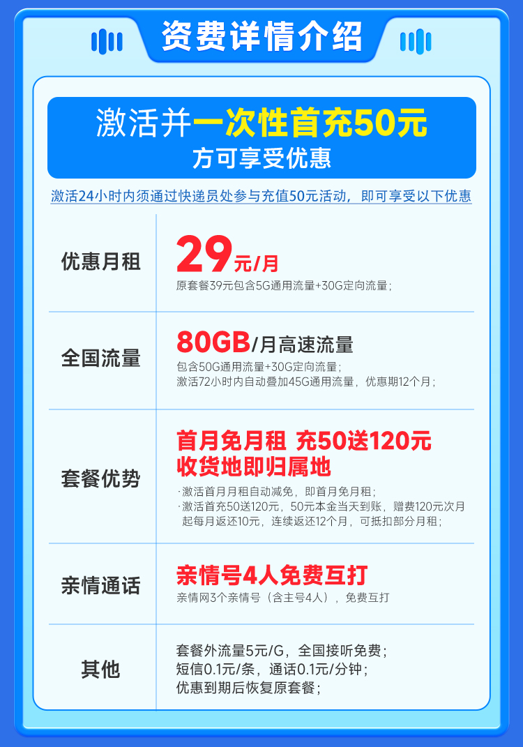 移动抹茶卡29元80G流量+本地归属地  第2张