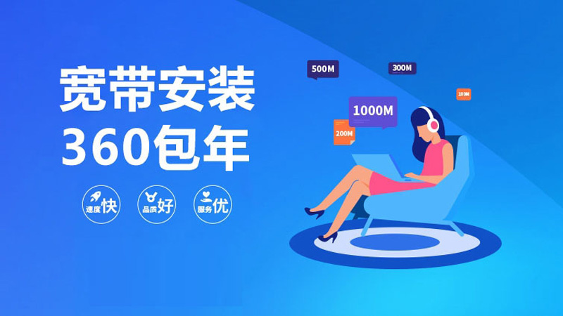 龙山电信宽带资费多少钱一年？推荐电信200兆包年599元  第1张