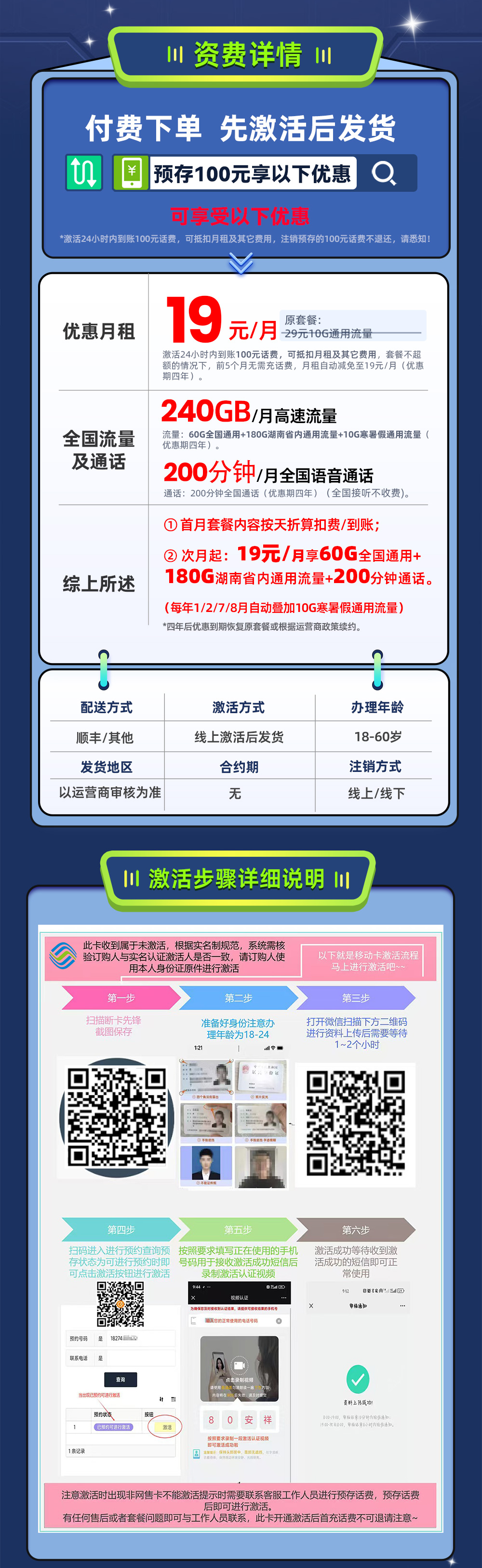 移动蜜桃卡19元月享240G流量+200分钟通话  第2张